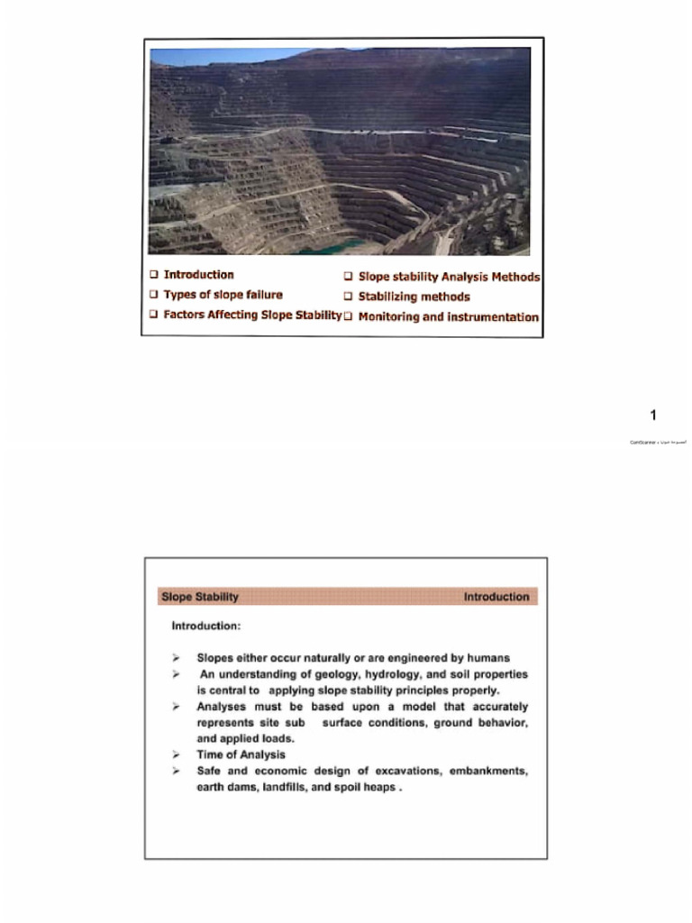 Slope Stability And Dump Stability Pdf