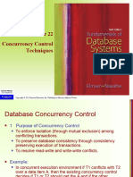 Concurrency Control Techniques