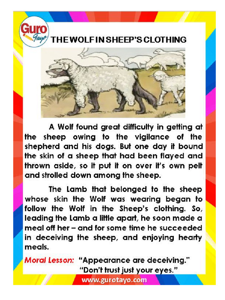 Fables Short Story | PDF