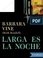 Larga Es La Noche - Barbara Vine