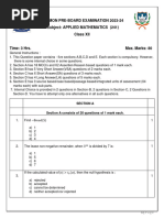 QP - Applied Mathematics - XII