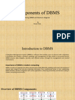 Components of DBMS