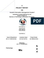 Pdfcoffee.com Project Report on Student Information Management System in Php PDF Free