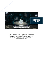 Oru - The Last Light of Rhekari - Game Design Document