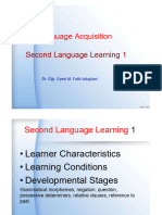 Week 4 Second Language Learning 1 Bölüm