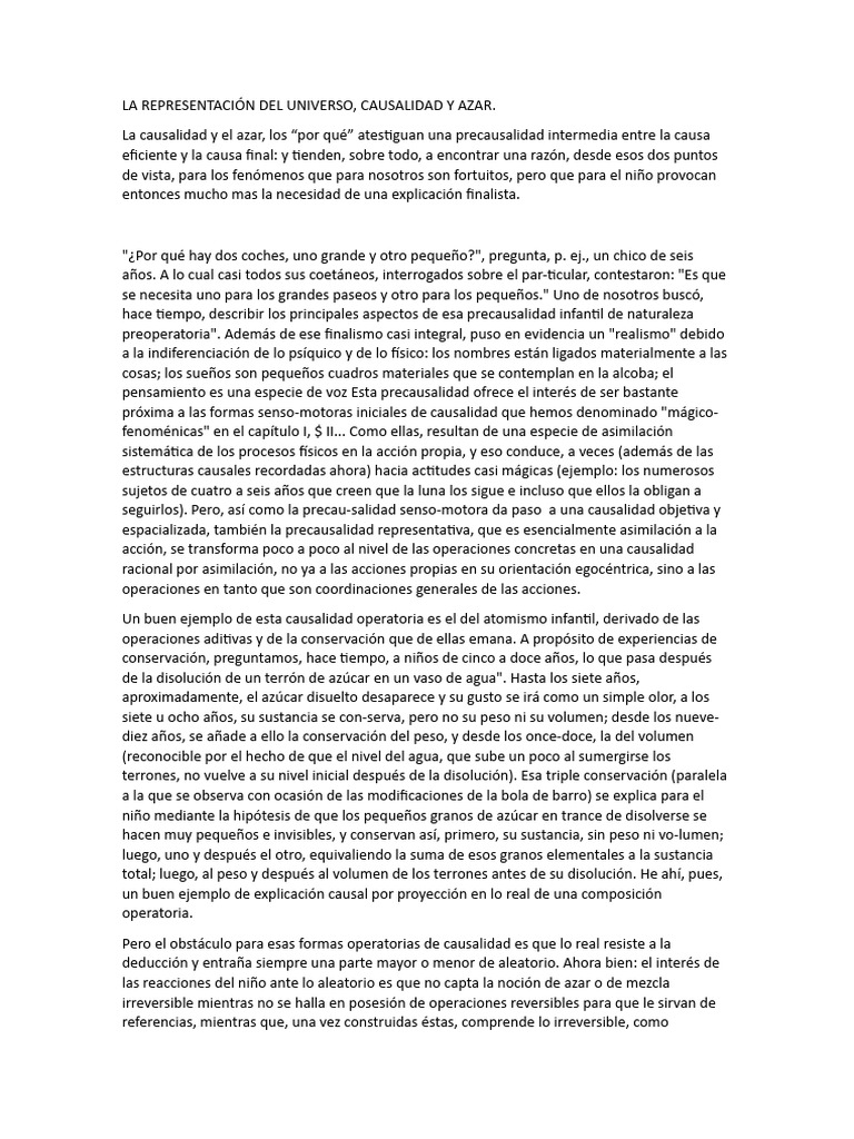 Lo Que Faltaba | PDF | Causalidad | Socialización