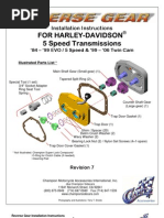 Download Installation Manual Reverse Gear 5 Speed Revision 7 by arieskitten SN71636437 doc pdf