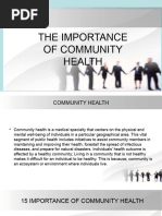 Community Health