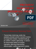 Prenosni Mehanizam Motornog Vozila