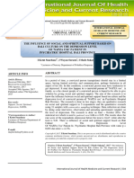 The Influence of Social and Spiritual Support Based On Bali Culture On The Depression Level of 'Napza Use' Patient in Psychiatric Hospital Bali Province