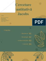 Cercetare Cantitativa Jacobs 1