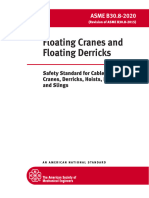 ASME B30.8 2020 Floating Cranes and Floating Derricks
