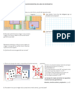 Evaluacion Bimestral Del Area de Matematica