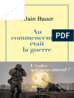 Alain Bauer-Au Commencement Était La Guerre-G11DF3