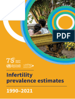 Infertility Prevalence Estimates