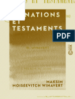 Donations Et Testaments