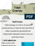 Tidal Energy