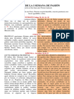 Sábado de La I Semana de Pasión / Sabbato Post Dominicam de Passione