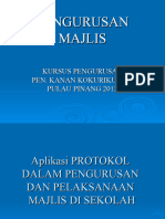 Protokol Dan Pengurusan Majlis