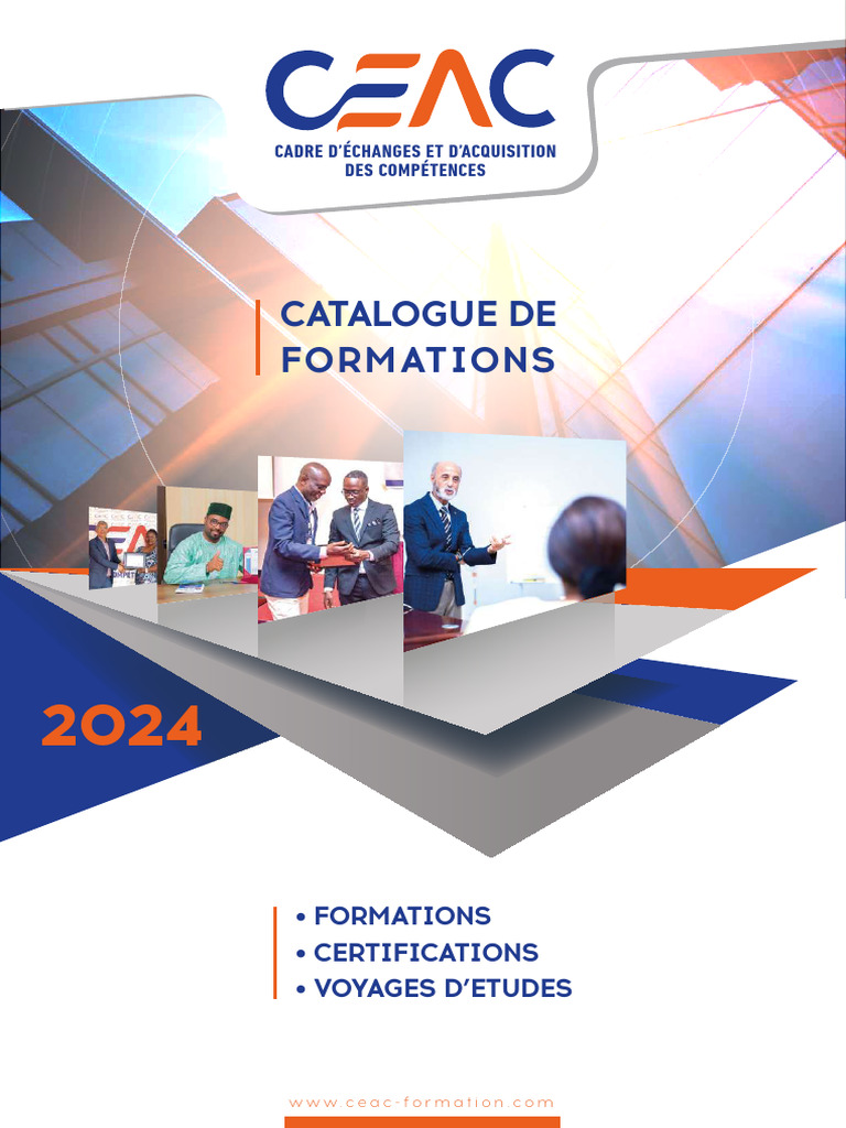 Catalogue de Formations CEAC 2024 | PDF | Gestion de projet | Gestion ...