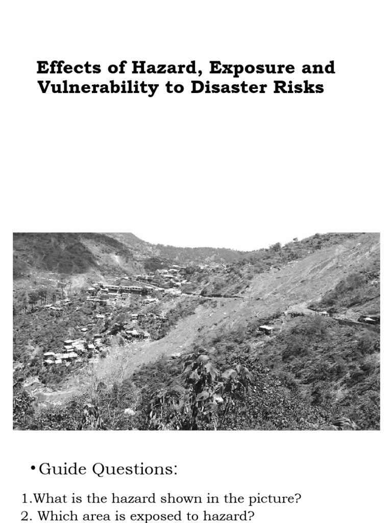 Ects of Hazard Exposure and Vulnerability Learners Copy 1 | PDF ...