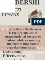 Leadership Effectiveness