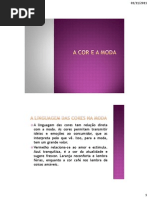 A Cor e a Moda Aula 1nov