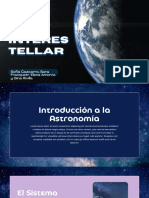 Presentación Astronomía y Espacio Moderno Azul y Lila