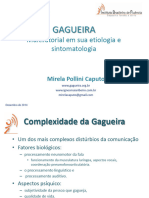 GAGUEIRA - Multifatorial em Sua Etiologia e Sintomatologia