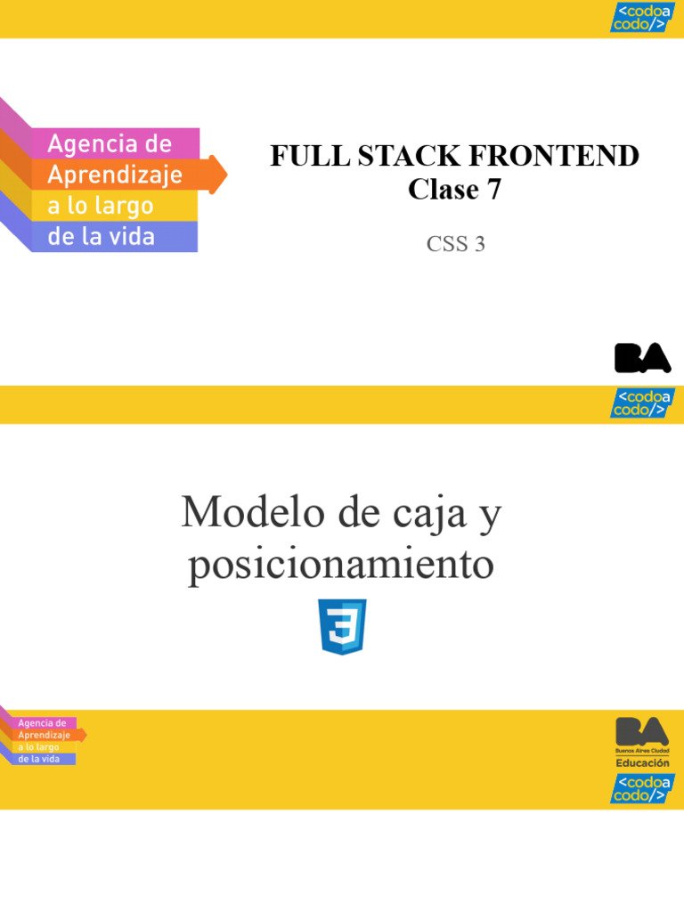 Copia de Clase 07. CSS 3 | PDF | HTML | Desarrollo de software