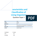 1.1-Characteristics and Classification of Living Organisms - Igcse-Cie-Biology - Ext-Theory-Qp