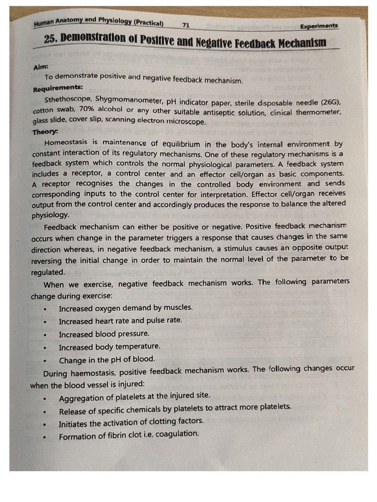 Positive and Negative Feedback Mechanism | PDF