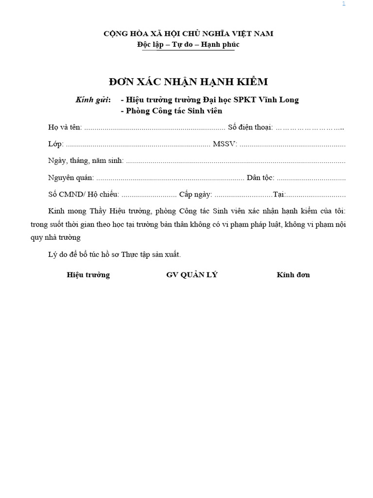 2 don xac nhan hanh kiem pdf