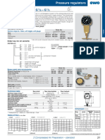 Pressure Regulators - G / - G /: Standard Versions