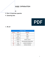 Physic Intro