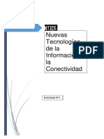 NTICX. Actividad #1. Definicion de Ciencia Tecnica y Tecnologia