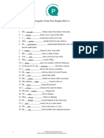 50 Irregular Verbs Past Simple Part 1