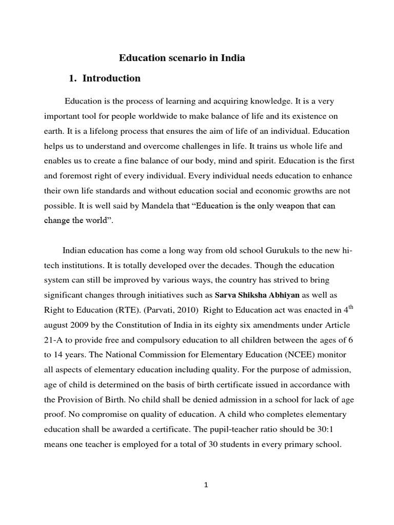 Education Landscape in India Today | PDF | Caste | Multiculturalism