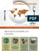 Monica Gavilan UNA Agricultura Sensible A La Nutricion