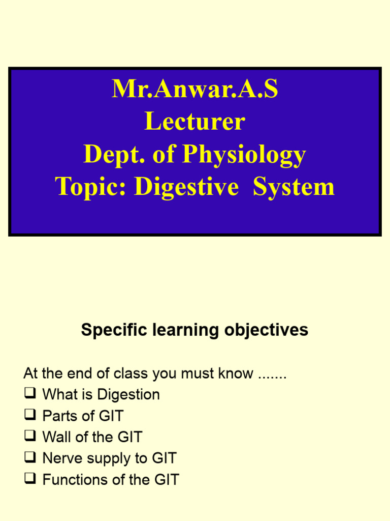 1 Digestion | PDF