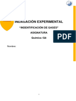 Practica Química Idetificación de Gases Mas Comunes