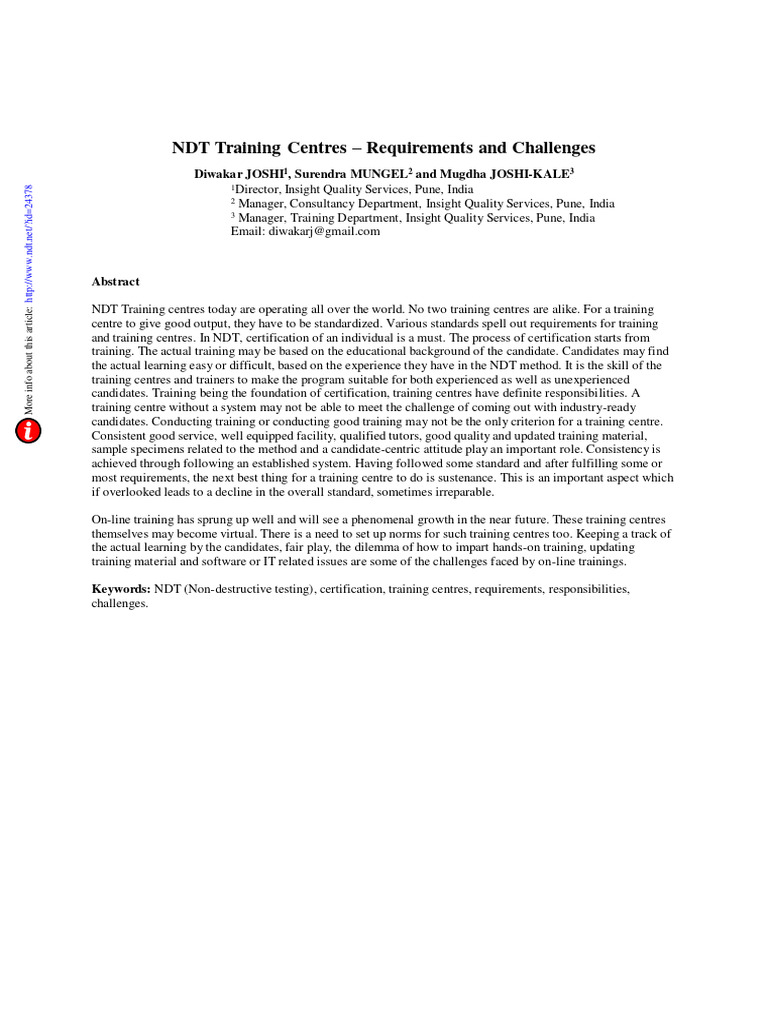 Ndt paper 1 download free pdf nondestructive testing certification