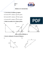 Taller - Geometría y Trigonometría