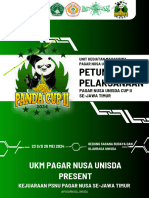 Juklak Tournament Pencak Silat Pagar Nusa PANDA CUP II