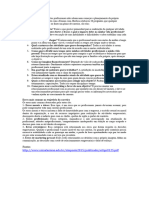 Questionario para Plano de Carreira