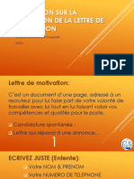 Formation Sur La Redaction de La Lettre de Motivation