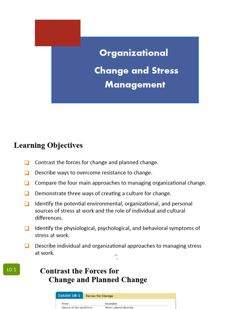 Organizational Change And Stress Management Download Free Pdf