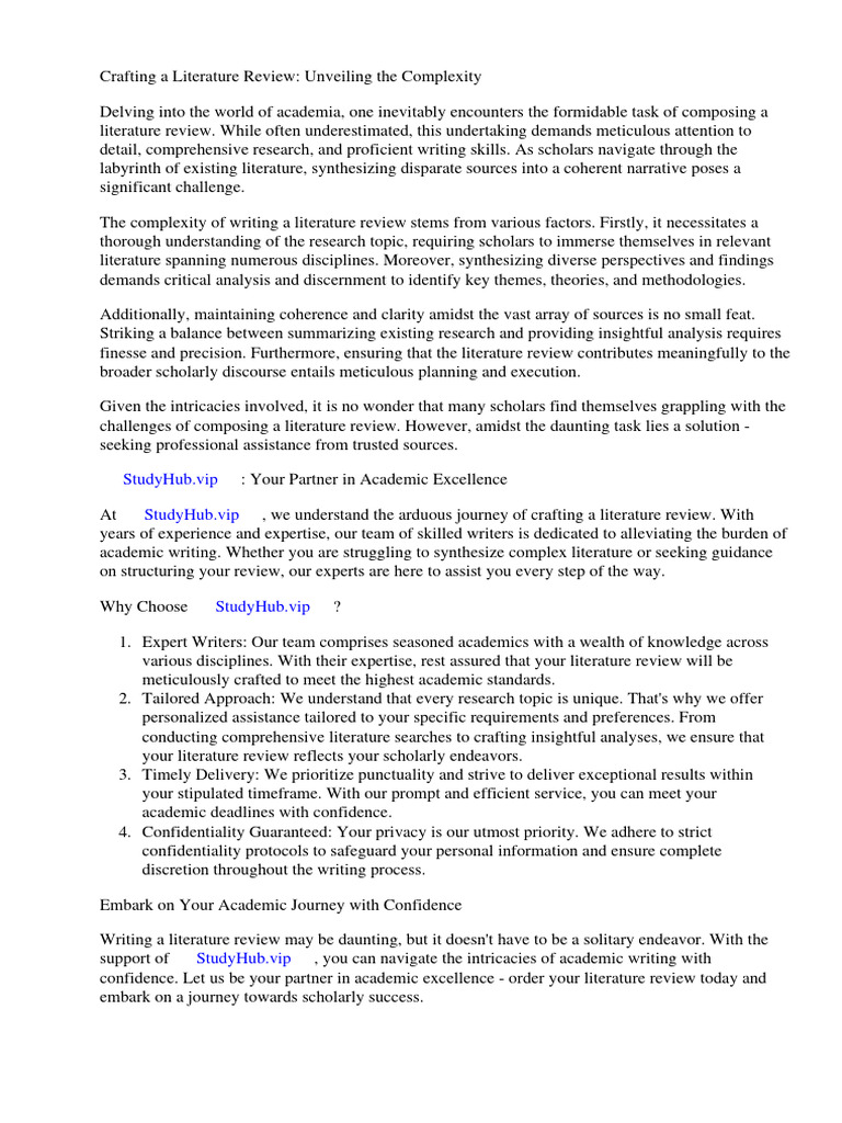 Literature Review Monash PDF Methodology Science