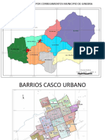 Mapas de Division Politica Ginebra y Barrios