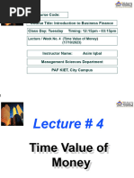 IBF PPT Lecture # 4 (17102023) (Time-Value-Of-Money)